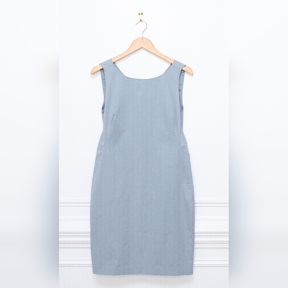 Theory Betty 2BV Cauldwell Shift Dress  Blue Size 10 - Picture 2 of 8